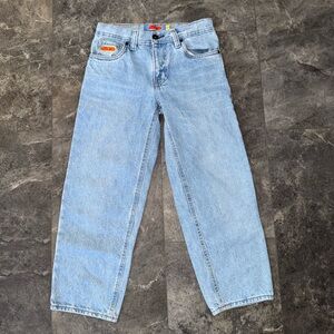 Empyre Relax Straight Leg Jeans Light Wash Size 24